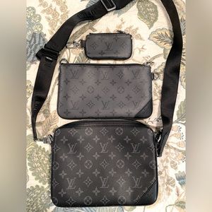✨💎RUNWAY💎✨ Louis Vuitton Trio Messenger Bag SpringSummer 2019 Men’s collection